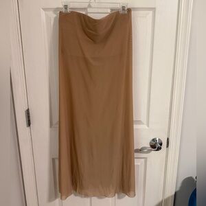 Dolan Light Brown Strapless Top